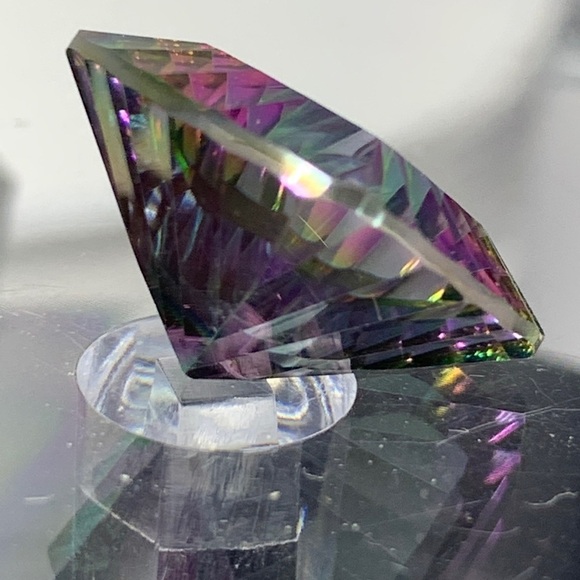 12.95ct Natural Mystic Topaz Cushion Cut - Picture 5 of 15